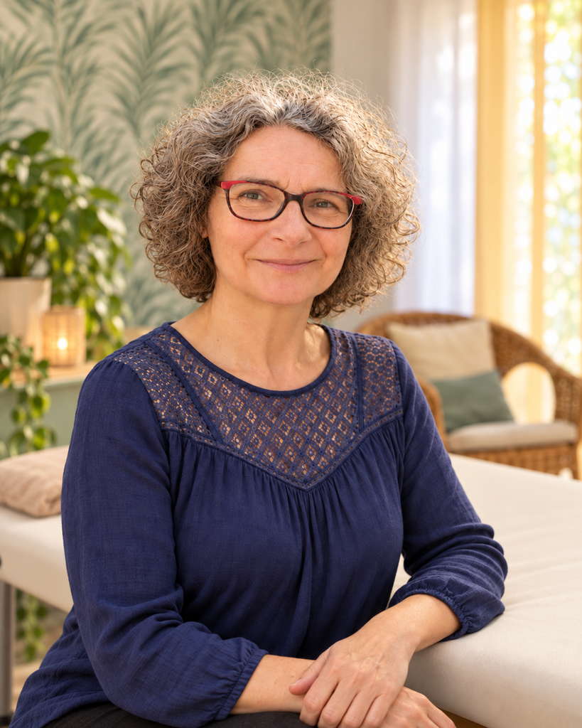 Corinne Card, kinésiologue, dans son cabinet à Pusy-et-Épenoux près de Vesoul